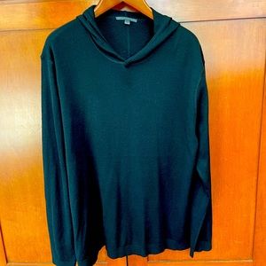 Varvatos silk- cashmere hoodie  60% silk. 30% Cashmere